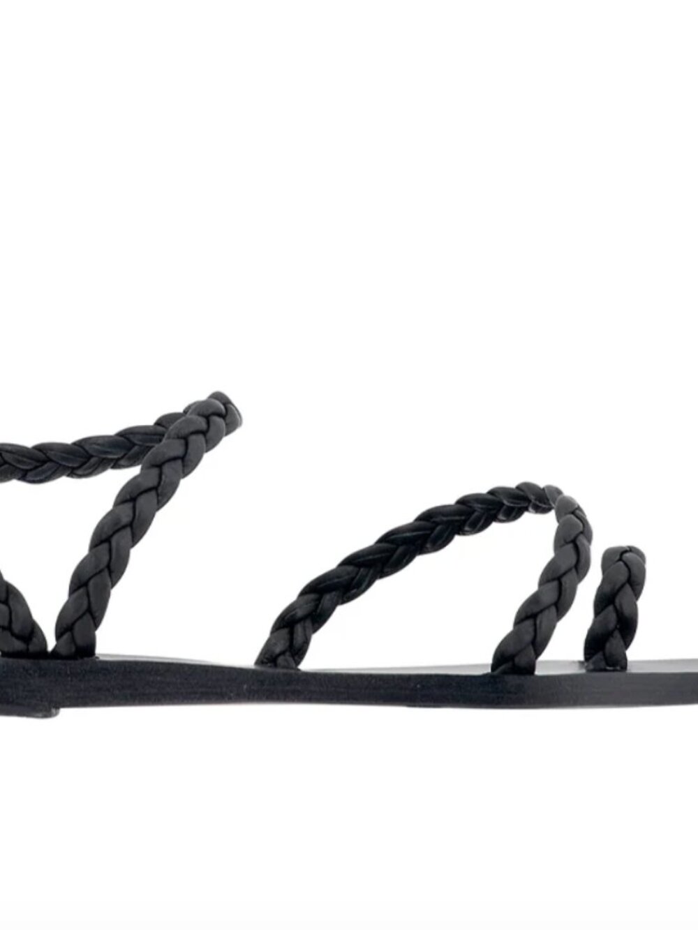 Ancient Greek Sandals Eleftheria black